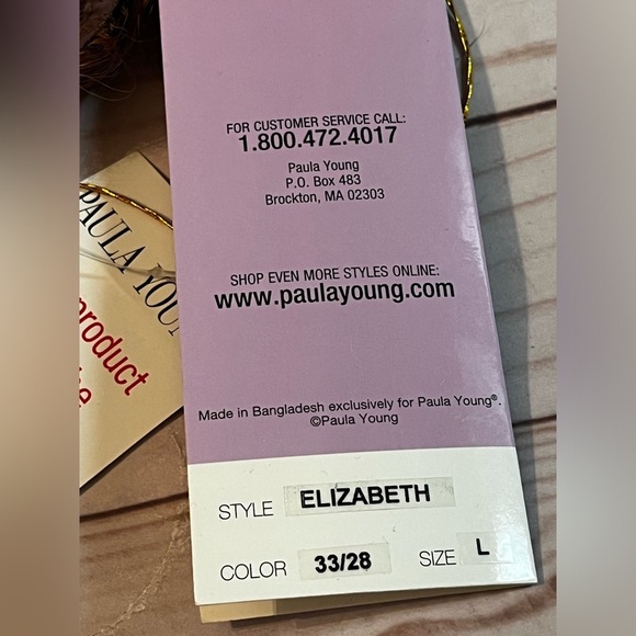 NWT Paula Young Elizabeth Wig 33/28 A2145 Large - Picture 10 of 12